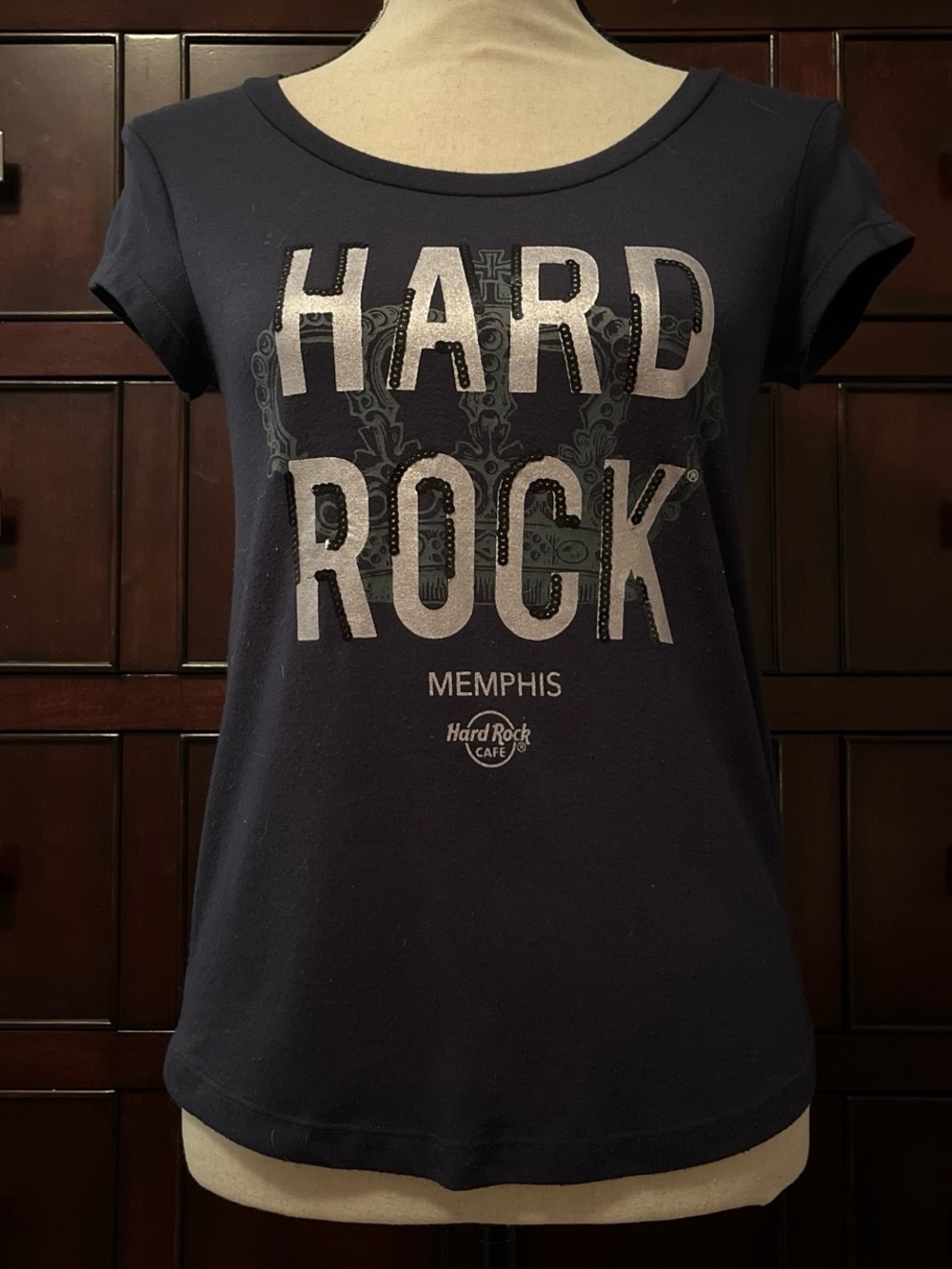 Hard Rock Cafe Memphis Women's Black Graphic Tee